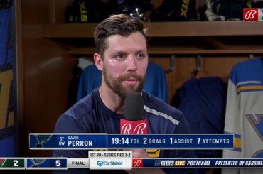 Perron: 'Every single line went out there and did their job' in Game 4