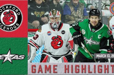IceHogs Highlights: IceHogs vs Stars 3/13/24
