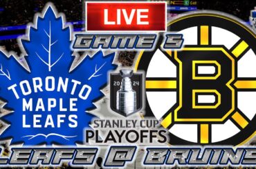 Toronto Maple Leafs vs Boston Bruins Game 5 LIVE Stream Game Audio | NHL Playoffs Streamcast & Chat
