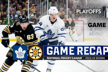 Gm 5: Maple Leafs @ Bruins 4/30 | NHL Highlights | 2024 Stanley Cup Playoffs