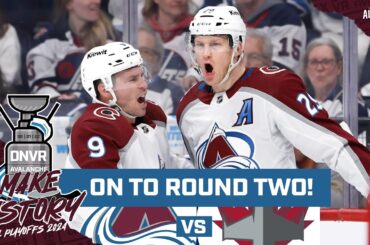 Mikko Rantanen shows up as the Avs eliminate the Winnipeg Jets from the NHL Playoffs