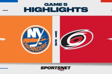 NHL Game 5 Highlights | Islanders vs. Hurricanes - April 30, 2024