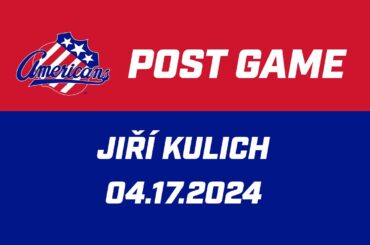 Jiří Kulich Post Game | 04.17.2024