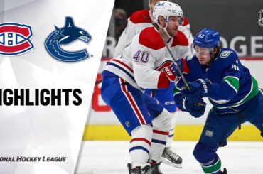 Canadiens @ Canucks 1/21/21 | NHL Highlights