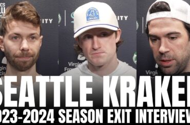 Jared McCann, Justin Schultz & Oliver Bjorkstrand Recap Seattle Kraken '23-24 Season, Seattle Future