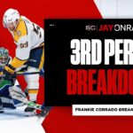 What happened to Canucks in third period of Game 5?