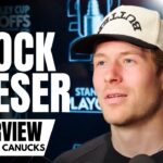 Brock Boeser Recaps First Fans Playoff Game With Vancouver Canucks: "It Was Crazier Then I Expected"