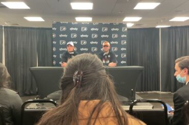 Nick Seeler and Martin Jones Postgame Press Conference 11/20/21