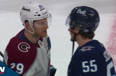 Avalanche And Jets Exchange Handshakes After Five-Game Series