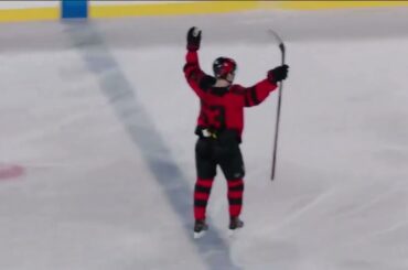 Jesper Bratt Assists On A Hischier Goal & calls him “CAPITANO”