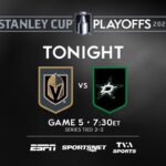 Catch Golden Knights vs. Stars, Game 5 tonight on ESPN