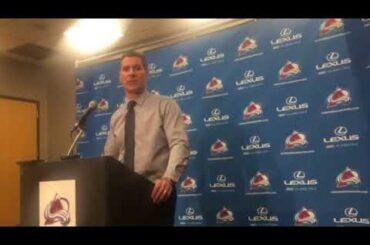 Jared Bednar on Erik Johnson hit