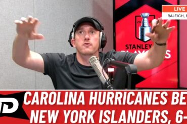 Carolina Hurricanes beat New York Islanders, 6-3, clinch series