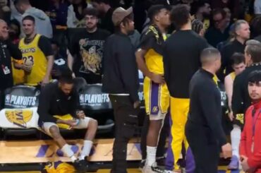 D'Angelo Russell doesn't join Lakers huddle after scoring 0 in Game 3 loss vs Nuggets