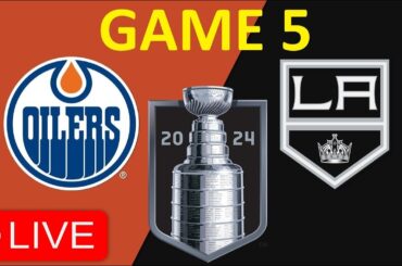GAME 5: EDMONTON OILERS VS LOS ANGELES KINGS LIVE | FULL GAME REACTION AND COMMENTARY