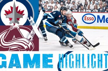 Winnipeg Jets vs. Colorado Avalanche - Game Highlights