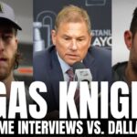 Bruce Cassidy, Alec Martinez & Noah Hanifin Respond to Vegas Dropping 3 Straight Games to Dallas