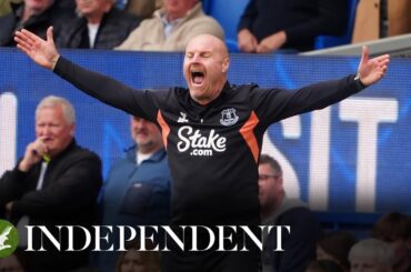 Sean Dyche blossoms into music video star after leading Everton to safety