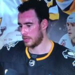 Penguins RW #19 Reilly Smith In-Between periods interview 04/11/2024