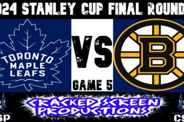 LIVE NHL  2024 Playoff Play By Play Commentary  Toronot Maple Leafs  @ Boston Bruins Game 5