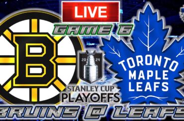 Boston Bruins vs Toronto Maple Leafs Game 6 LIVE Stream Game Audio | NHL Playoffs Streamcast & Chat