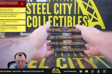 2022-23 Upper Deck Ultimate Collection Hockey Hobby 8-Box Case Random 2-Hit Group Break #1 - Steve