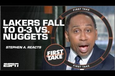 Stephen A. Smith SOUNDS OFF and calls D’Angelo Russell ‘A DISGRACE’ as Lakers fall 0-3 | First Take