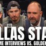 Wyatt Johnston, Matt Duchene, Logan Stankoven & Peter DeBoer on Stars Winning 3 Straight vs. Vegas