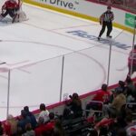 Martin Fehervary clean check on Matt Rempe