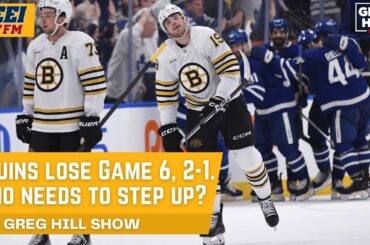 Bruins lose Game 6, 2-1. Who's to blame? The Greg Hill Show!