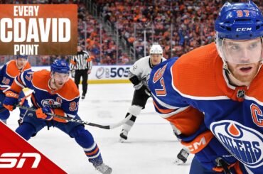 EVERY CONNOR MCDAVID POINT FROM ROUND 1 OF THE 2024 NHL PLAYOFFS