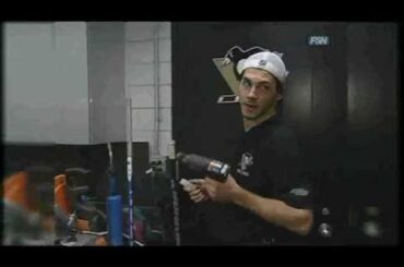 Kris Letang stick room video