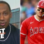 FIRST TAKE | Stephen A reacts to Mike Trout suffers torn meniscus, will have to undergo knee surgery