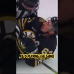 Boston Bruins vs The Refs... 😂 Go Leafs Go!! #shorts #hockey