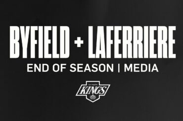 Quinton Byfield & Alex Laferriere | 2023-24 LA Kings End of Season Exit Interviews