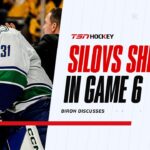 Biron 'so impressed' with how Silovs performed in series-clinching win
