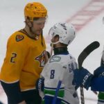 Canucks, Predators Exchange Handshakes After Six-Game Series