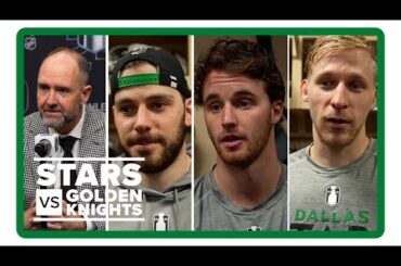 Pete DeBoer, Tyler Seguin, Jake Oettinger, Esa Lindell | Dallas Stars Game 6 postgame presser
