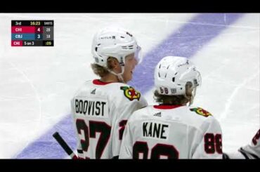 2/23/21  Boqvist BLASTS It Home To Give Chicago The 5-3 Lead