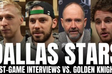 Tyler Seguin, Esa Lindell, Jake Oettinger & Pete DeBoer React to Vegas Forcing Game 7 vs. Dallas
