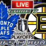 Toronto Maple Leafs vs Boston Bruins Game 7 LIVE Stream Game Audio | NHL Playoffs Streamcast & Chat
