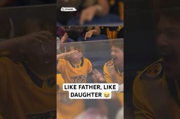 WATCH: Taylor Lewan, daughter chug drinks at Nashville Predators playoff game