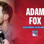 NYR Practice: Adam Fox Media Availability | May 5, 2024