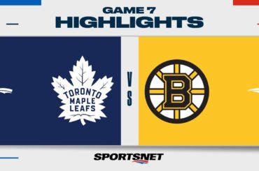 NHL Game 7 Highlights | Maple Leafs vs. Bruins - May 4, 2024