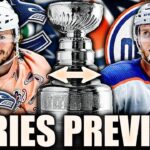 VANCOUVER CANUCKS VS EDMONTON OILERS 2024 PLAYOFFS SERIES PREVIEW