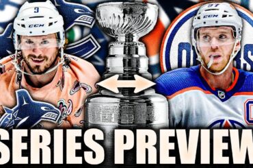 VANCOUVER CANUCKS VS EDMONTON OILERS 2024 PLAYOFFS SERIES PREVIEW