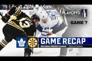 Gm 7: Maple Leafs @ Bruins 5/4 | NHL Highlights | 2024 Stanley Cup Playoffs