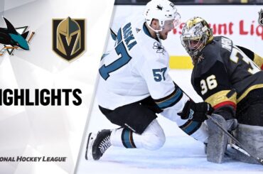 Sharks @ Golden Knights 9/26/21 | NHL Highlights