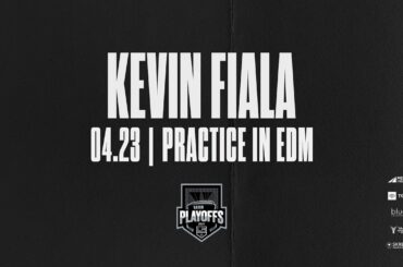 Forward Kevin Fiala | 04.23 | Practice in EDM | Round One