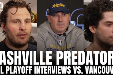 Luke Schenn, Luke Evangelista & Andrew Brunette React to Nashville vs. Vancouver Series Through GM3